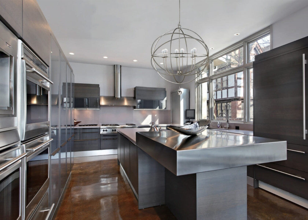 Crystorama Solaris Olde Silver Chandelier, Part of The New Solaris