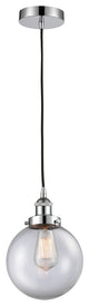 Innovations 616-1PH-PC-G202-8-LED 1-Light Mini Pendant, Polished Chrome