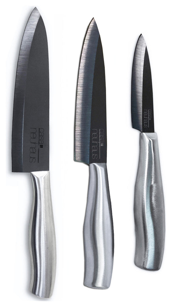 Casa Neuhaus Deluxe Set - 3 Inch Paring, 5 Inch Utility & 7 Inch Chef's Knife