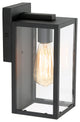LALUZ Black Modern Classic Outdoor Wall Lamp