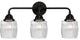 Innovations 288-3W-BK-G302-LED 3 Light Vanity Light, Matte Black