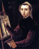 Catharina Van Hemessen Self-Portrait Wall Decal