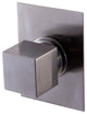 ALFI Brand AB9209-BN Brushed Nickel Modern Square 3 Way Shower Diverter