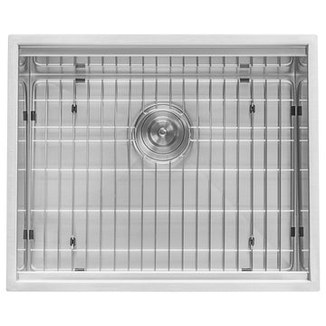 Ruvati RVH8316 13" Workstation Bar Prep Sink Undermount Stainless  Single Bowl