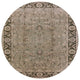 Ahgly Company Indoor Round Mid-Century Modern Area Rugs, 8' Round