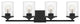 Quoizel Abner Four Light Bath ABR8628MBK