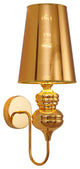 Bethel International ONEW2CUS 1 Light Wall Sconce, Polished Gold