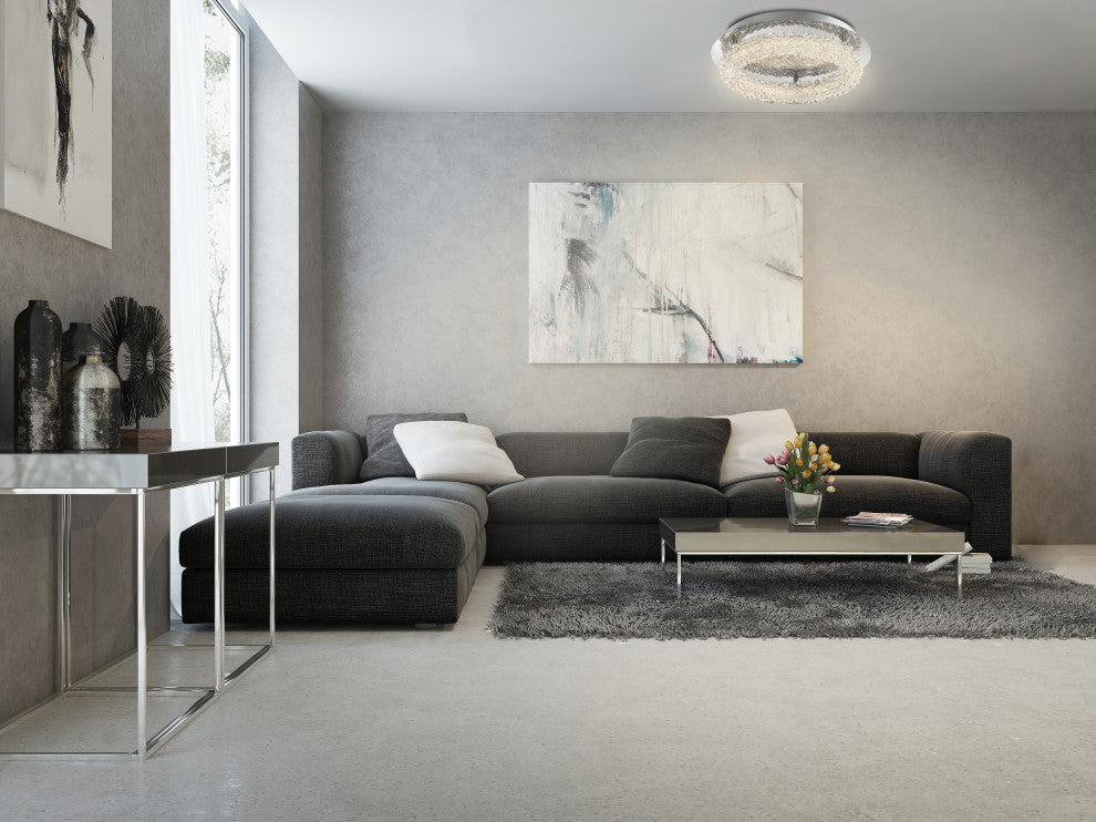 1-Light Luxe Flush by Eurofase