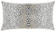 Mina Victory L3392 Throw Pillow, White/Black, 12" x 21"