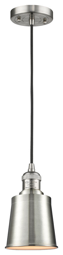 Addison 1-Light LED Mini Pendant, Brushed Satin Nickel