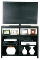Eagle Furniture Adler 42" Tall TV Cart, Soft White