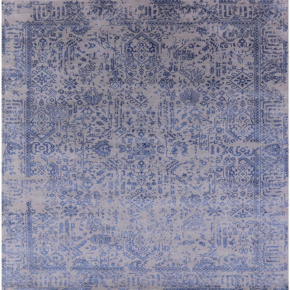 Ahgly Company Indoor Square Mid-Century Modern Area Rugs, 3' Square