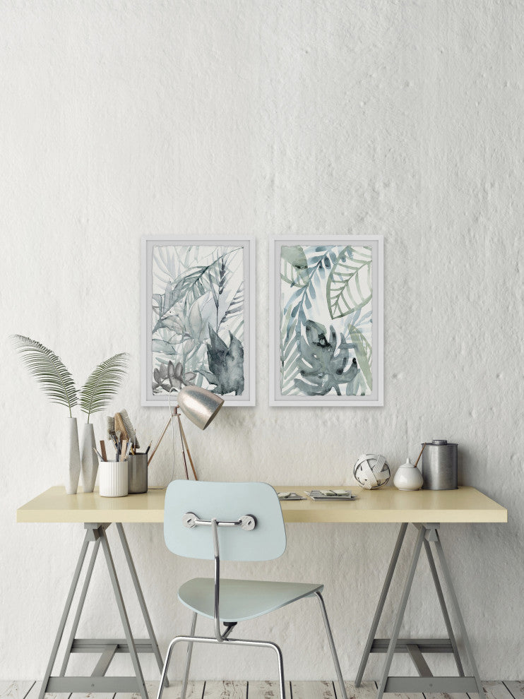 Mystic Tropical Diptych, 16"x12"