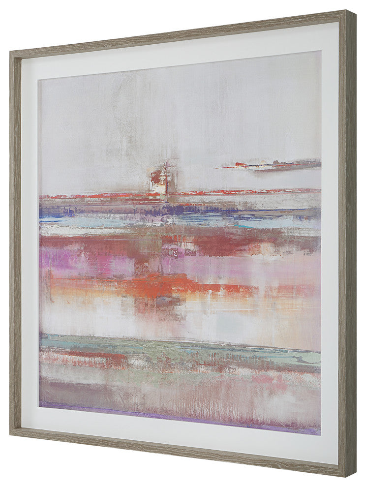 Torrent Abstract Art Framed Print