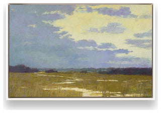 "Lemonade Skies" - A Serene Twilight Canvas Art Print