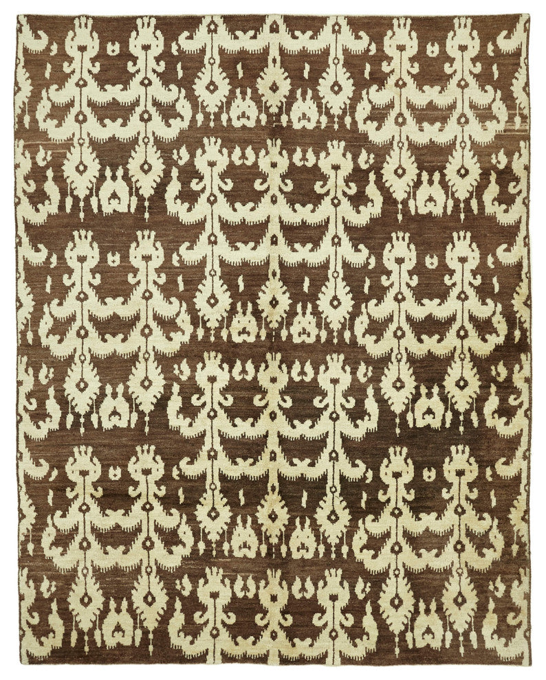 Rug N Carpet - Handmade Decorative 9' 4'' x 11' 8'' Moroccan Area Rug