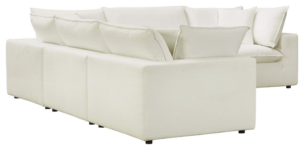 Cali Modular 5-piece L-Sectional, Natural
