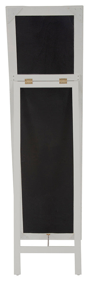 Howard Elliott Queen Ann Silver Standing Mirror