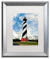 PIPA Fine Art 'Cape Hatteras Lighthouse' Matted Framed Art, 20x16