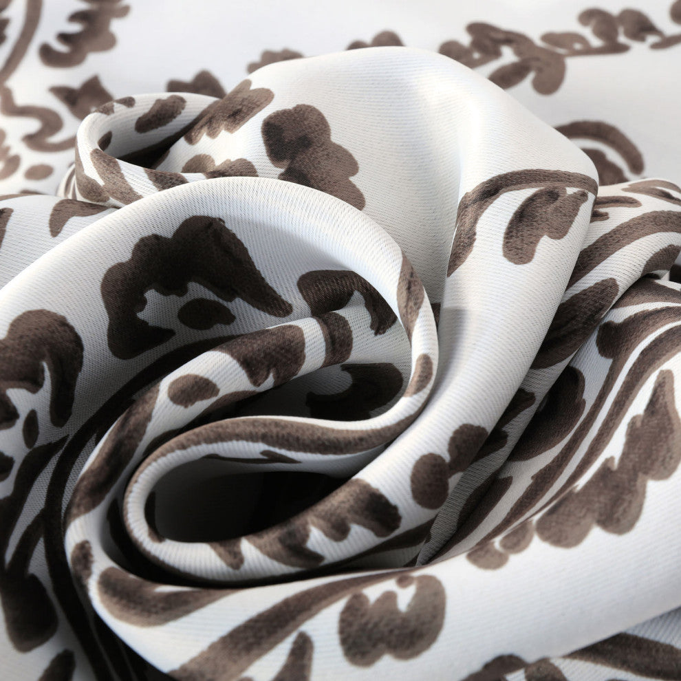 Tea Time Ochre Blackout Room Darkening Fabric Sample, 4Wx4L