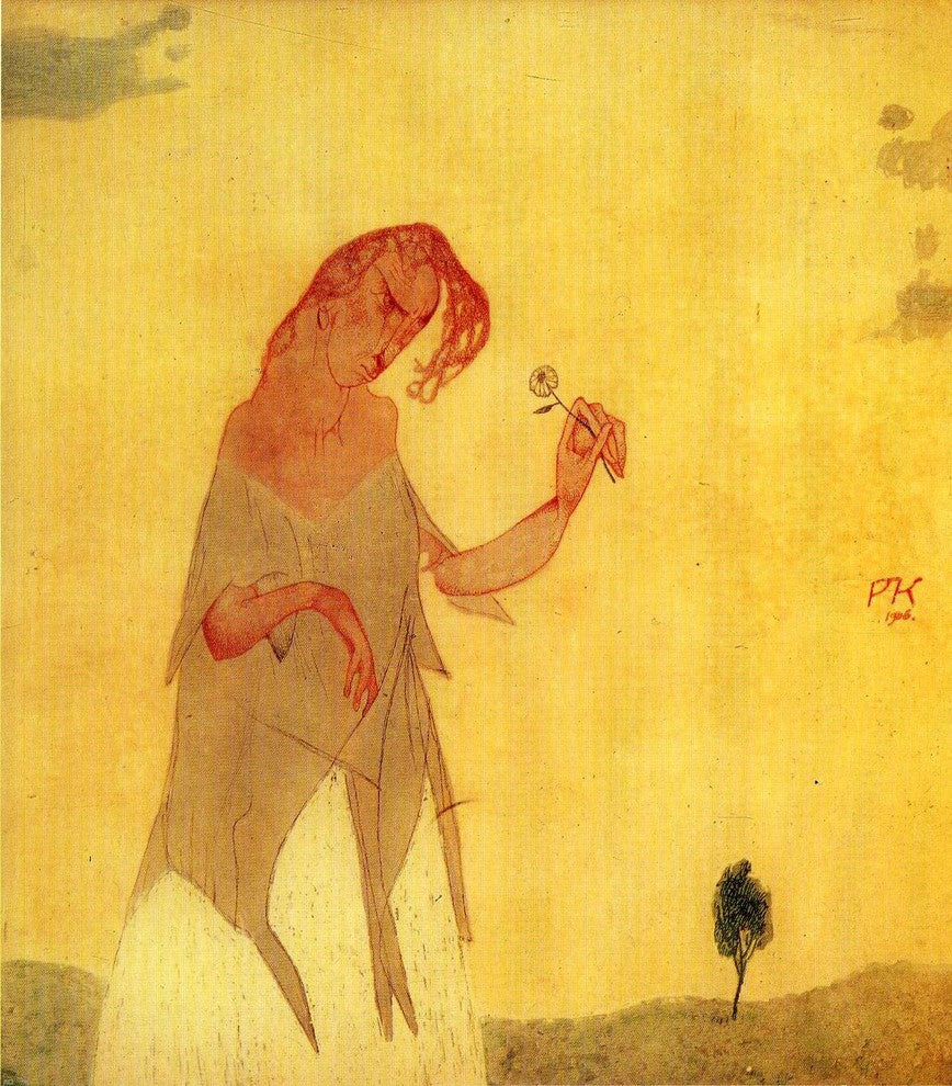 Paul Klee Hesitation, 20"x25" Wall Decal