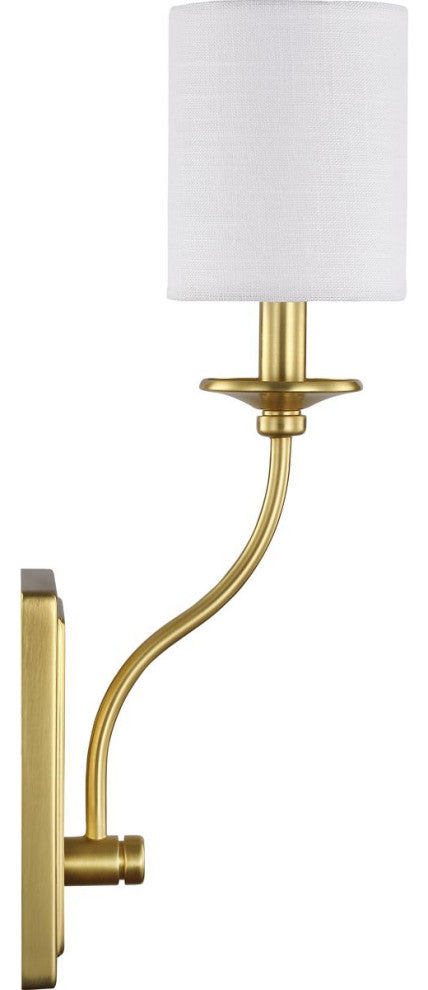 Bonita Collection Satin Brass 1-Light Wall Sconce