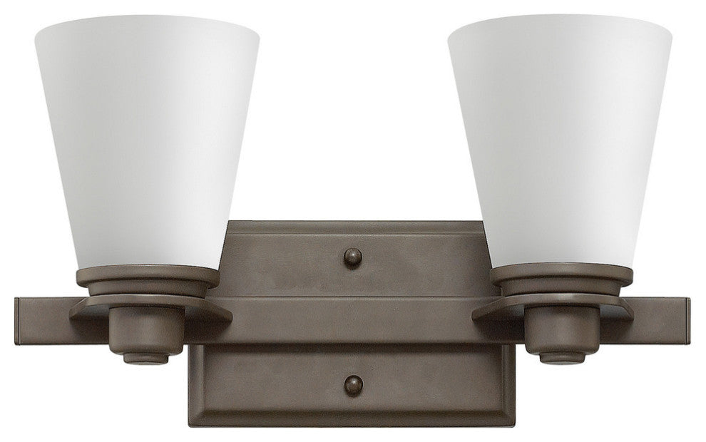 Hinkley Avon Bath 2-Light Vanity, Buckeye Bronze