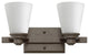 Hinkley Avon Bath 2-Light Vanity, Buckeye Bronze