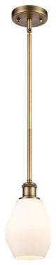 Innovations 516-1S-BB-G651-6-LED 1-Light Mini Pendant, Brushed Brass