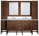 Addison Vanity Set, 90", Two Hutches, Two 30" Mirrors