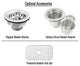 30" Stainless Steel Undermount Single Bowl Kitchen Sink, 16 Gauge