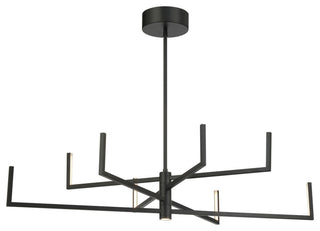 George Kovacs Articular LED Chandelier, Coal