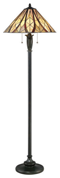 Quoizel TFVY9359VA Two Light Floor Lamp Victory Valiant Bronze