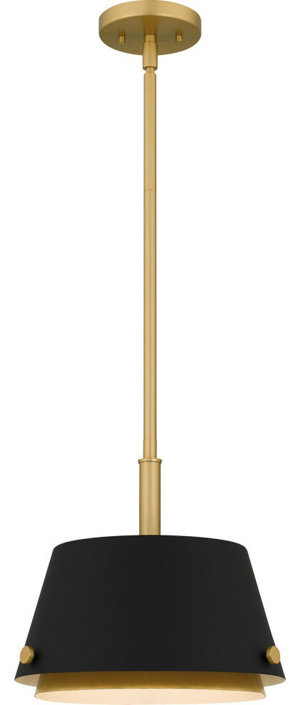 Scarlett 1-Light Pendant, Matte Black