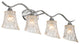 4-Light Dimmable Polished Chrome Vanity Light