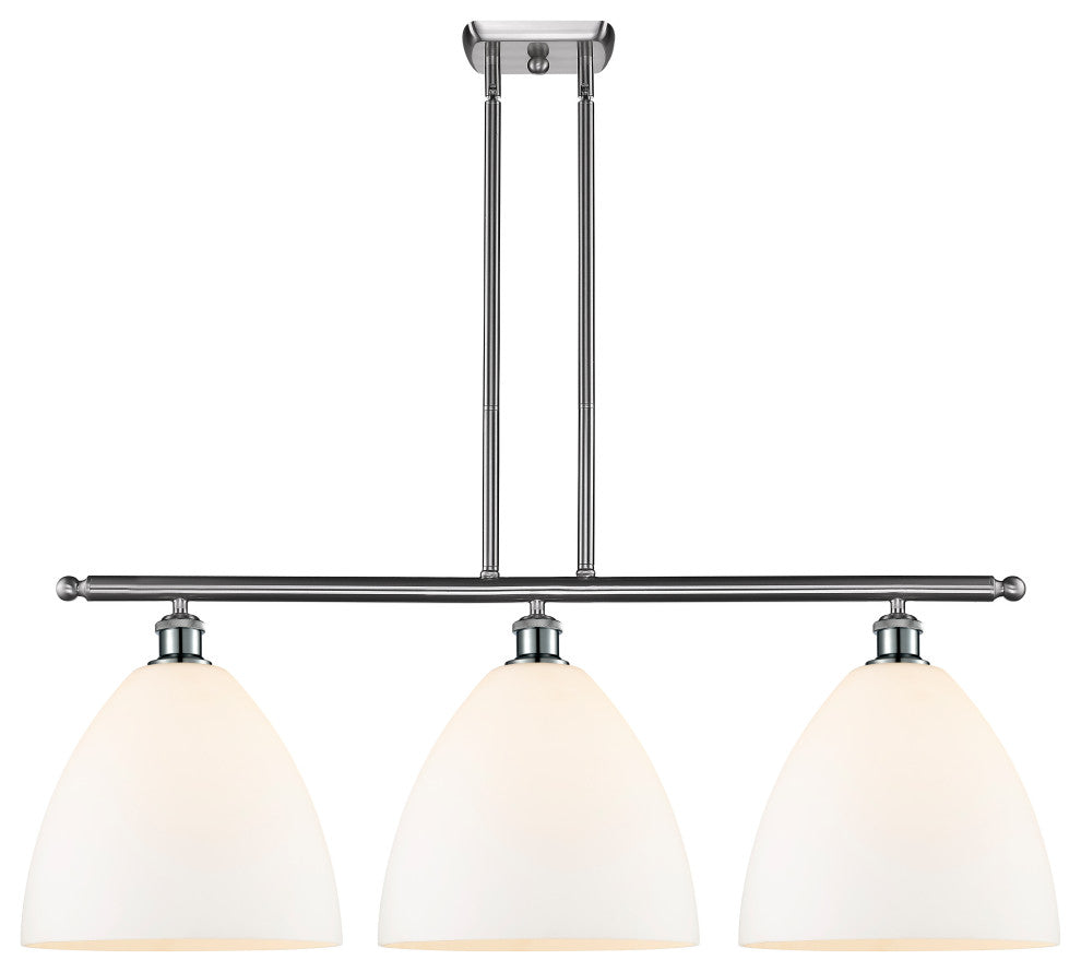Innovations 516-3I-SN-GBD-121-LED 3 Light Island Light, Brushed Satin Nickel