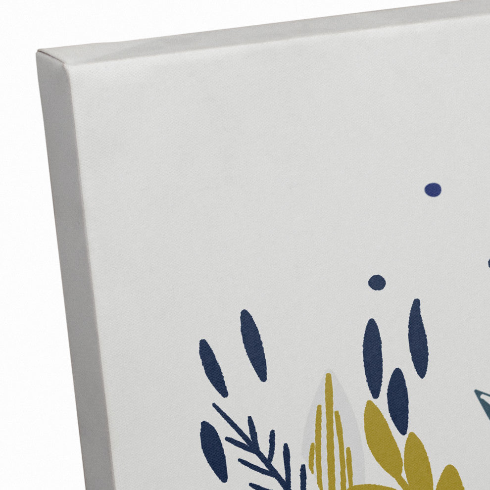 Funky Multi-Color Floral II 11x14 Canvas Wall Art