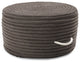 Colonial Mills Pouf Simply Home Solid Pouf Gray Round