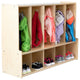 5 Section Locker and Bench Cubby Storage Organizer