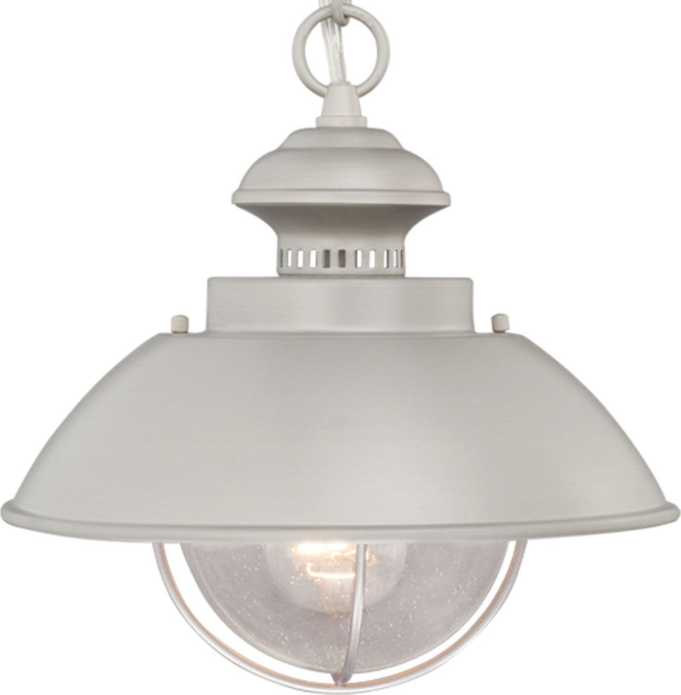 Harwich 10" Outdoor Pendant Textured Gray