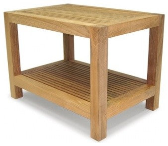 24" Teak Spa Bench