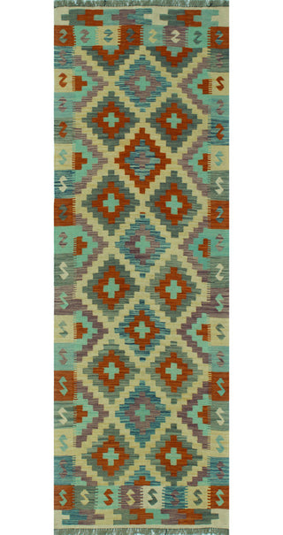 Sangat Kilim Raedleah Rust/Blue Runner, 2'7x7'11
