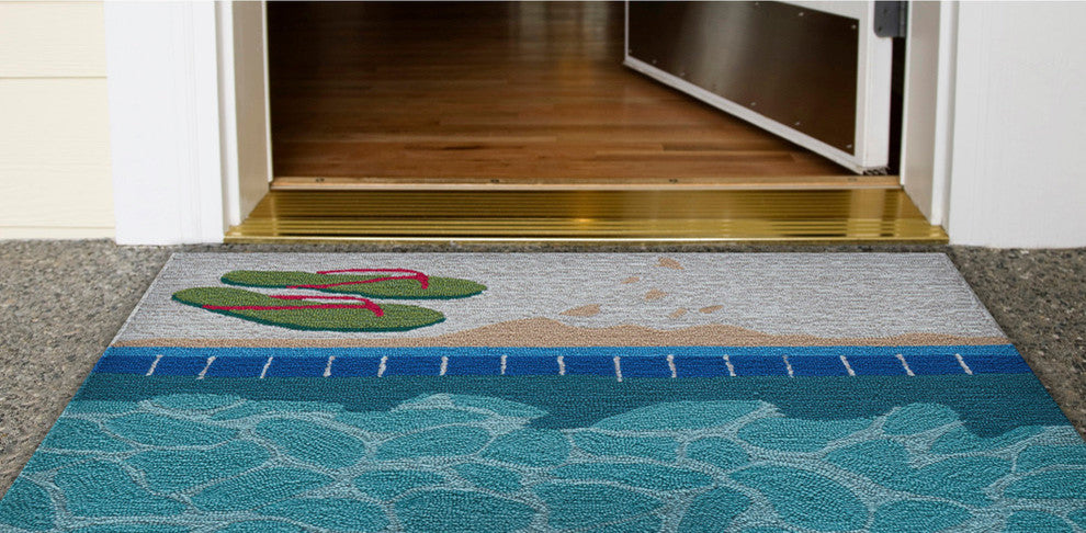 Frontporch Poolside Indoor/Outdoor Rug Water 2'x3'