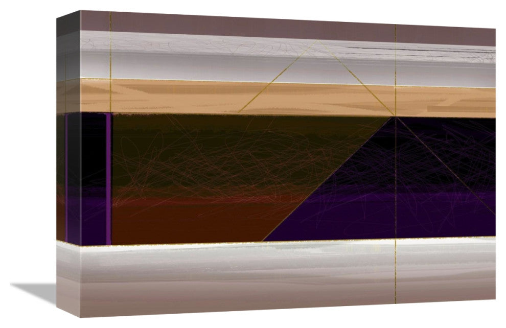 "Abstract Brown And Yellow" Fine Art Print