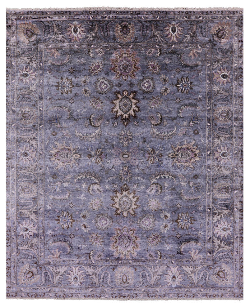 Persian Handmade Silk Rug 7' 8" X 9' 6" Q9028