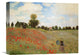 "Field Of Poppies (Les Coquelicots) 1873" Canvas Giclee by Claude Monet, 16"x12"