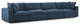 Commix Down Filled Overstuffed 4 Piece Sectional Sofa Set, Azure