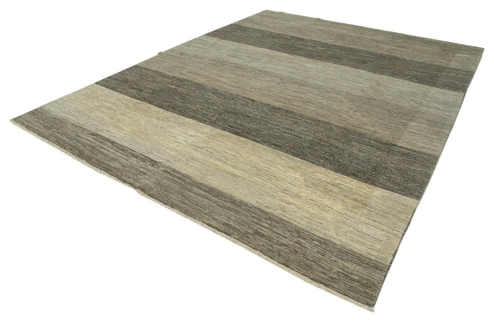 Rug N Carpet - Handwoven Oriental 8' 11" x 11' 7" Wool Oushak Area Rug
