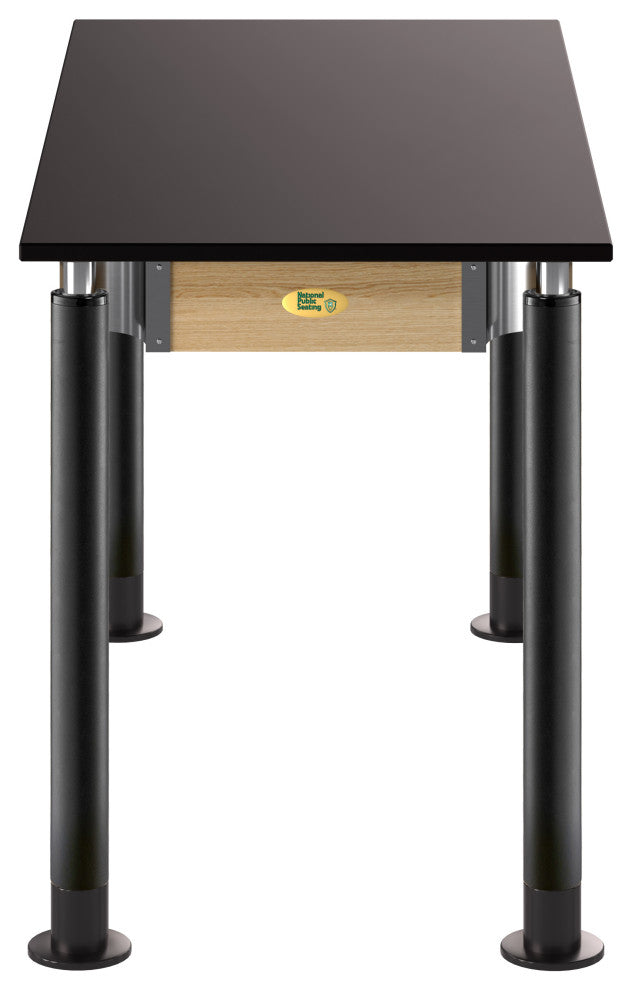 NPS Signature Science Lab Table, Black, 24 x 48, Phenolic Top