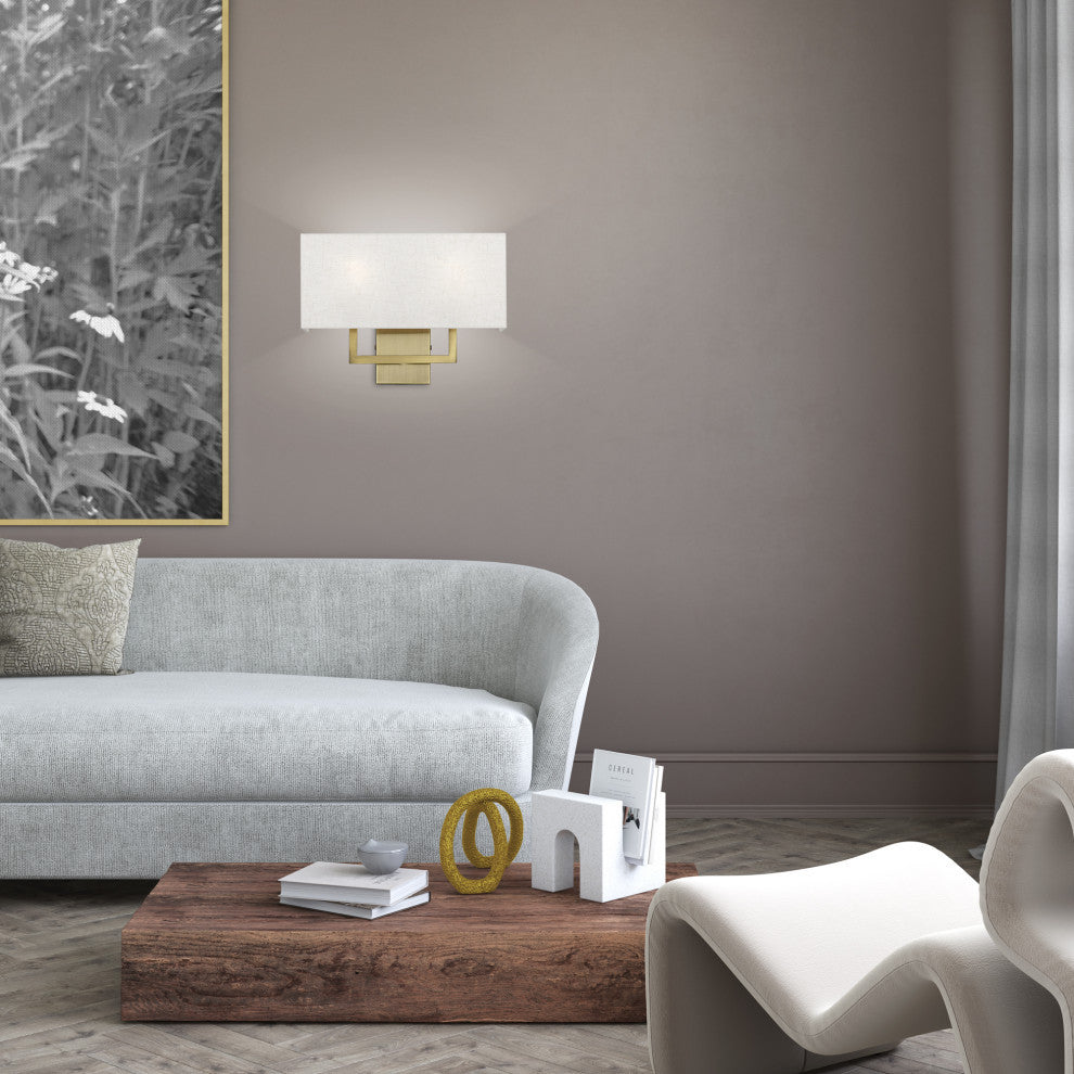 Pierson 2 Light Antique Brass ADA Sconce